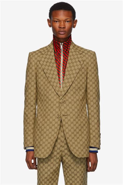 green Gucci Suits for Men 